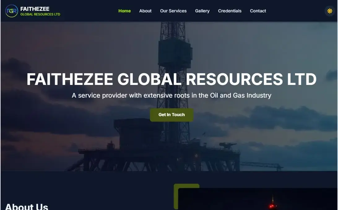 Faithezee Global Resources LTD - Website