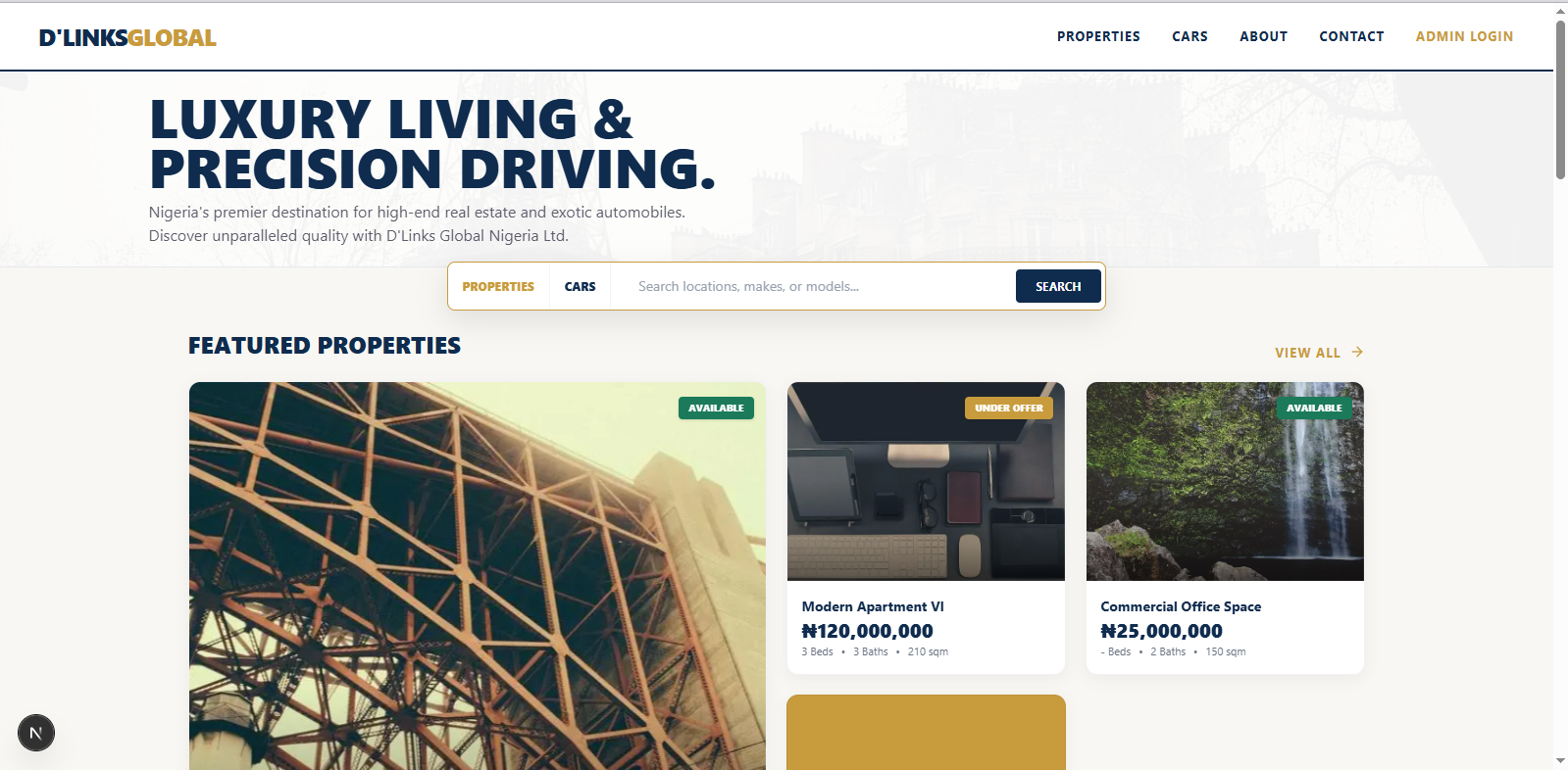 D'Links Global Nigeria LTD - Website