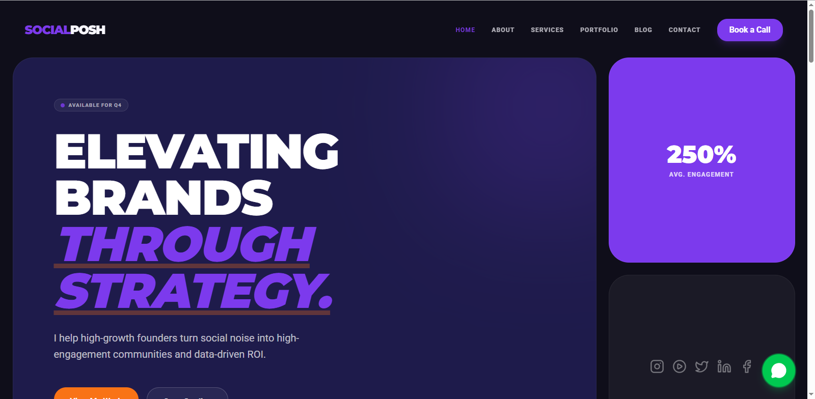 Social Posh - Social Media Manager's Portfolio