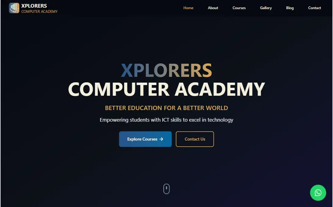 Xplorers Computer Academy - Website